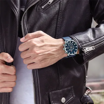 RECOMPENSA de Moda de Top Ceas de Bărbați, Marca de Lux rezistent la apă, Cronograf Ceasuri Barbati Sport Cuarț Ceas de mână Relogio Masculino