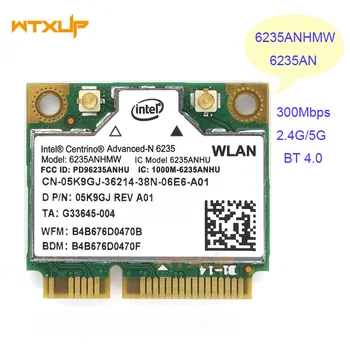 WTXUP wireless Lan Card pentru Intel Centrino Advanced-N 6235 6235ANHMW 6235AN Bluetooth 4.0, Mini PCI-E 2,4/5 ghz Wlan+BT 4.0 Card
