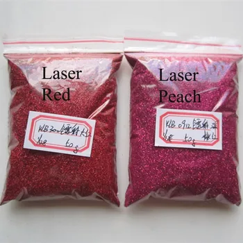Laser Rosu Glitter vopsea pulbere de acoperire ceramică artă meserii colorant colorat 50 de grame per pachet