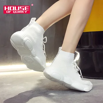 2019 Nouă Primăvară Femei Vulcanizat Pantofi De Moda De Petrecere A Timpului Liber Pantofi Alb Pur În Aer Liber Pantofi De Sport Cap Rotund Superficial Gura Pantofi Plat