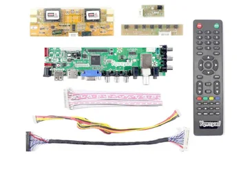 3663 Semnal Digital DVB-C DVB-T2 DVB-T kit pentru LTM220M1-L01 TV LCD Controler de Bord LUA63A82