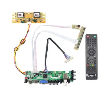 3663 Semnal Digital DVB-C DVB-T2 DVB-T kit pentru LTM220M1-L01 TV LCD Controler de Bord LUA63A82