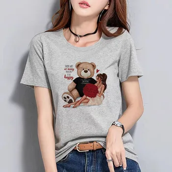 BGtomato tricou minunat Ursuleț de pluș t-shirt femei brand original de bună calitate top teuri drăguț Ursuleț de pluș tricouri