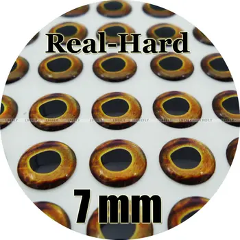 7mm 3D Real Hard / 350pcs Moale Turnate 3D Holografic Ochi de Pește, Fly Tying, Jig, Nada, Ambarcațiuni