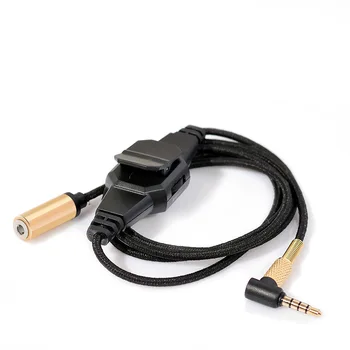 3.5 sex masculin la feminin pentru căști de 3,5 mm cablu de extensie de 3,5 mm cablu audio de sex masculin la feminin cu reglare volum audio cablu