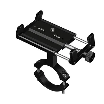 Zamelux suport de Metal pentru biciclete, telefoane mobile, scutere electrice, suport reglabil pentru mobil 3,5-6,2 cm
