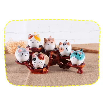 ZOCDOU Ceramica Pisica Japonia Stil Pisoi Acasă Decor Minunat Kitty Display Cadou de Ziua de nastere Colectie China Specialitate Picătură de Transport maritim
