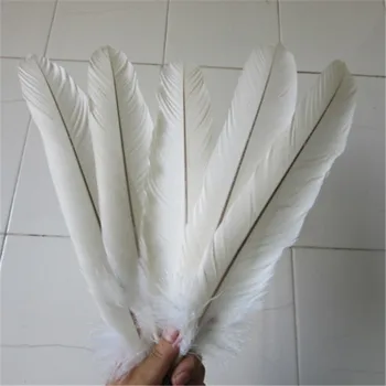 En-gros de 12 buc albe de calitate superioară cu pene de vultur 15-18 cm / 38-45cm fazanul de pene albe Meserii diy bijuterii decor