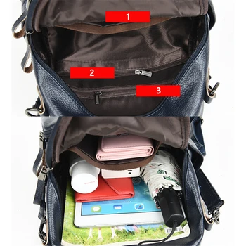 Femei din Piele Rucsac de Călătorie Umăr Saci pentru Femei 2021 Back Pack Bagpack ghiozdane pentru Fete Adolescente Mochilas Stil Preppy