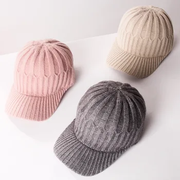 2019 noua moda tricotate pălărie de baseball primavara toamna iarna în aer liber șapcă de baseball reglabil unisex șapcă de baseball