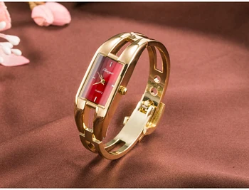 2016 brand de Moda pentru femei de moda de lux doamnelor aur din oțel inoxidabil ceas pentru femei Rochie de Cuarț bratara Ceas relogios femininos