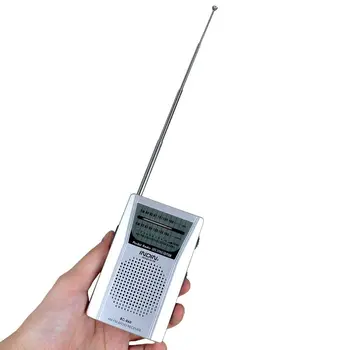 Radio Portabil de Buzunar Digital AM/FM Stereo Construit În Difuzor Universal Antenă Telescopică Mini Receptor Lume R60 Radio Fierbinte de Vânzare