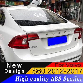 Pentru Volvo S60 2012-2017 material ABS spoiler de Înaltă calitate, orice culoare sau grund auto aripa spate masina de amenajare a teritoriului decorative spoiler