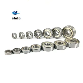 50pcs/Lot de Înaltă calitate ABEC-5 MR104ZZ MR104Z MR104-2Z MR104 ZZ L-1040ZZ 4x10x4 mm Metal seal in Miniatura Deep Groove Ball Bearing