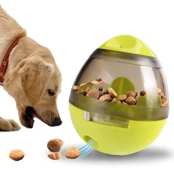 Tratament câine Minge de Jucării pentru animale de Companie Crește IQ-ul Interactiv Pahar de Scurgere Distribuitor produse Alimentare Puzzle Jucarii Lent Alimentator Mici pentru Câini de talie Medie