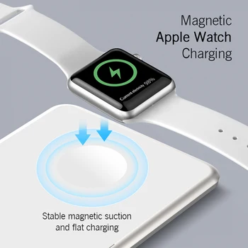 2 în 1 Încărcător Wireless 15W Fast charger Pentru Samsung iPhone 12 încărcător de Telefon pentru iWatch 2 3 4 5 încărcător pentru airpods