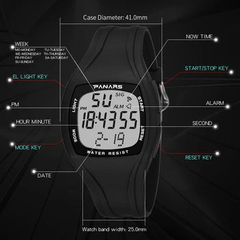 SYNOKE Ceas Digital relogio masculino Bărbați ceasuri de Mînă Data rezistent la apă, Cronograf Funcționare Masculin Ceasuri Montres Ceasuri Sport