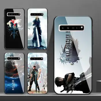 Final Fantasy XV Top Jocuri Telefon Caz Pahar de Caz Pentru Samsung S 6 7edge 8 9 10e (lite) 20 Plus Ultra Nota 8 9 10 Pro A7 2018