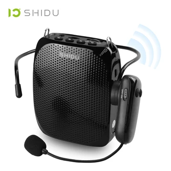 SHIDU S615 Ultra Voce Wireless Amplificator UHF Portabile Mini Difuzor Audio USB Lautsprecher Pentru Profesori Tourrist Instructor de Yoga