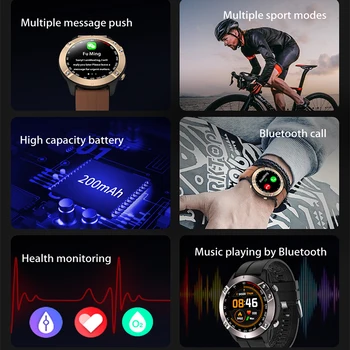 2021 Oameni de Afaceri Ceas Inteligent Bluetooth Dial Call Impermeabil Heart Rate Monitor Full Touch Ciclu Complet Ecran Smartwatch DK60 K10
