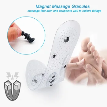Unisex Magnetic Masaj Tălpi Picior Presopunctura Pantofi Tampoane de Terapie de Slabire Branțuri pentru Pierderea în Greutate de îngrijire a sănătății pantofi Pad