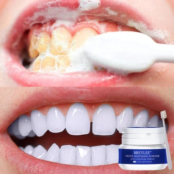 BREYLEE Perla Esență de Albire Pulbere Naturale Dentare înălbitor Dinți blanche Kit de Igiena Orala Pentru a Elimina Petele Placa