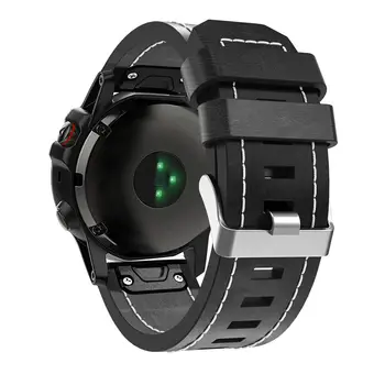 Easyfit Wriststrap 26mm Eliberare Rapidă piele Watchband bratara pentru Garmin Fenix 6X / Fenix 6X pro Fenix 3 3 HR Inteligent Watchband