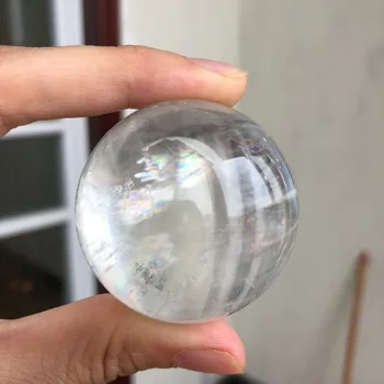 1 buc Naturale de dimensiuni mari de calcit sferă de cristal Islanda spar minge de Cristal de Cuarț de Stâncă domeniul Energiei Minerale-Specimen