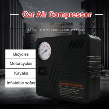 Pompa Electrica Mini Masina de 12V DC Compresor de Aer 120 PSI Compresor de Aer Anvelope Pneumatice Gonflabile Pompa pentru Masina de Motociclete Biciclete