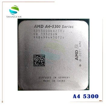 AMD A4-Series A4-5300 A4 5300 A4 5300K 5300B 3.4 GHz Dual-Core CPU AD530BOKA23HJ AD5300OKA23HJ Socket FM2