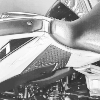 Pentru Yamaha MT-07 MT07 FZ07 2016 2017 Motocicleta Rezervor Tampon Protector Autocolant Decal Gaz Genunchi Prindere Rezervor Tampon de Tracțiune Partea