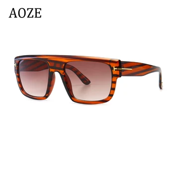 AOZE 2020 Stil de Moda Pătrat Scut Bărbați Tom ochelari de Soare Vintage Design Clasic Gradient Brand de ochelari de Soare ochelari de Soare UV400