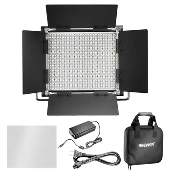 Neewer Bi-color 660 Video cu LED-uri de Lumină și să Stea Kit-ul Include:Lumina Estompat cu U Suport pentru Fotografie de Studio, Filmare Video