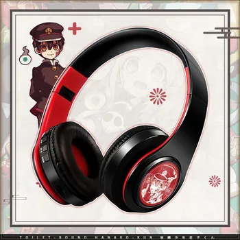 Anime Toaletă legat Hanako-kun Cosplay Recuzită Portabile, fără Fir, Căști Stereo Bluetooth Pliabil Reglabil setul cu Cască Căști