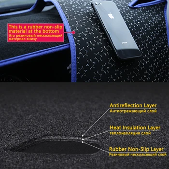 Tabloul de bord Capacul de Protecție Pad pentru BMW X6 E71 2008~Accesorii Auto de Bord Parasolar Anti-UV Covor 2009 2010 2012 2013
