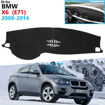 Tabloul de bord Capacul de Protecție Pad pentru BMW X6 E71 2008~Accesorii Auto de Bord Parasolar Anti-UV Covor 2009 2010 2012 2013