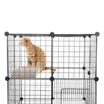 Animale de companie-Poarta-Gard Cușcă Pentru Câine, Pisică Poarta Consumabile Casa paznicului Cabina de Garduri Câine Cățeluș Canisa Casa DIY Instala Formare