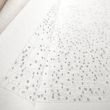 GATYZTORY Peisaj de Mare DIY Pictură în ulei De Numere Kit vopsea pe bază de acril de numere de lucrări de artă diy Tablouri de arta pe panza Pictura