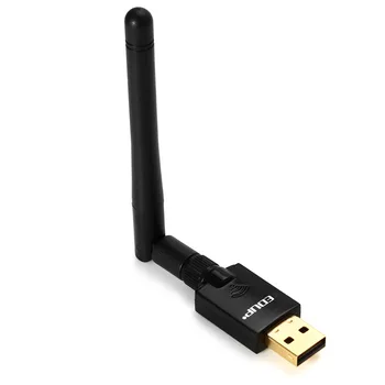 EDUP EP-DB1607 USB Adaptor de Rețea fără Fir 600Mbps Dual-band 2.4 GHz 5.8 GHz cu Antena de 2dBi