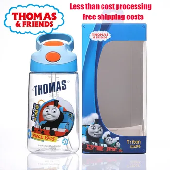 Thomas baby copiilor cana de apa pentru copii sport cana sticla de sport portabil cu un singur buton comutator 400ML de protecție a mediului