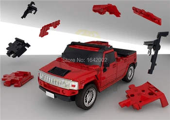Noul model 3D Masini,Bun Qulity 1:32 Plastic Model de Masina Blocuri Set, Copiii Amuzant Vehicul Blocuri de Jucărie 4 stiluri,8 culori