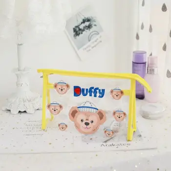 Desene animate drăguț Melodie Kitty Duffy Transparent rezistent la apa de mare capacitate cosmetice sac de stocare portabile, articole de toaletă sac de ambreiaj