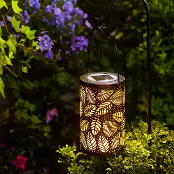 Lumina solara felinar Fier de artă agățat lampa de proiecție în aer liber rezistent la apa parc grădină cu gazon, cu balcon coridor decorative de proiecție