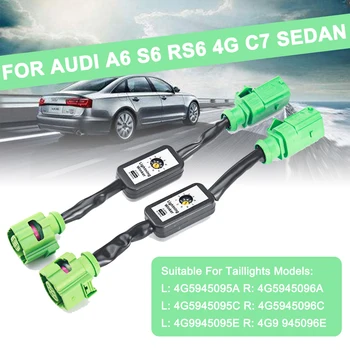 2 buc LED Stop Cablu Module Dinamice de Semnalizare Indicator Sârmă Exploatați Pentru Audi A6 S6 RS6 4G C7 Sedan Stânga și Dreapta Coada Lumina
