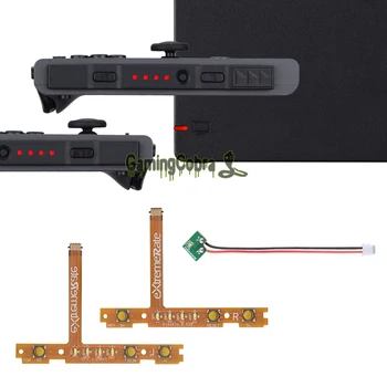 Roșu SL SR Butoane Indica Puterea Licurici LED Kit de Tuning pentru Nintendo Comutator Joycons & Doc – Joycons & Doc NU sunt Incluse