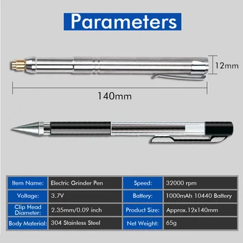 60W 32000rpm Mini fără Fir Polizor Electric Pen Bijuterii Gravură Pen masina de Slefuit Polisat Mini fără Fir Electric Sculptură Pen