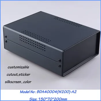 (1buc )150x70x200mm Standard cutie de Fier pentru dispozitiv cabina cutie de Fier pentru pcb, carcase cutie electronic cutie de metal