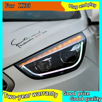 Auto Styling 2010 2011 2012-Lampă de Cap pentru Hyundai IX35 Faruri Noul Tucson LED Faruri LED DRL Bi Xenon Obiectiv