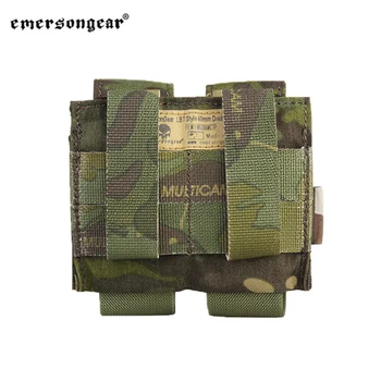 Emersongear Tactice Dublu de Grenade de 40mm Punga 9mm MOLLE Revista Husă Titularul Transport Muniție Sac de Airsoft Vanatoare Militar Husă