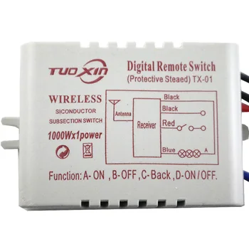1/2/3/4 Moduri de 220 V de la Distanță Digital 4 Porturi Wireless de Control de la Distanță Comutator ON / OFF Comutatorul de Comandă Receptor Transmițător de Lumină